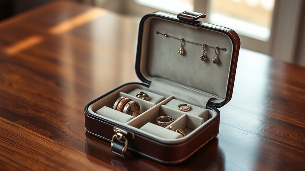 organized protective travel jewelry