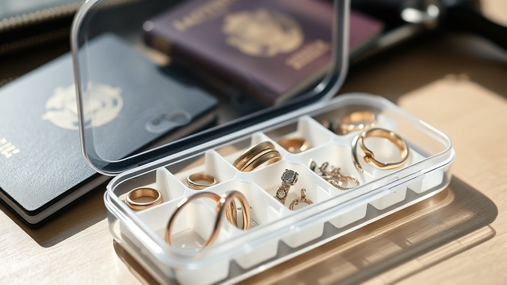 portable jewelry organizer