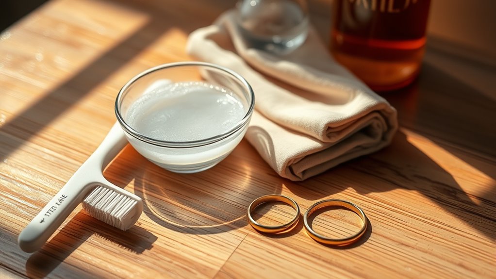 prepare cleaning tools and supplies