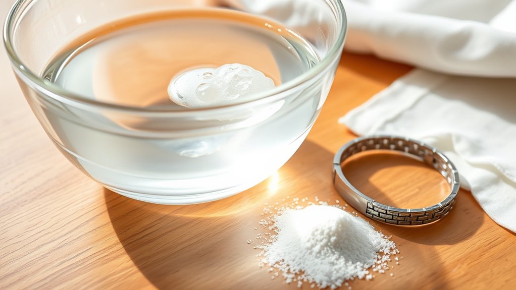 prepare gentle cleaning solution