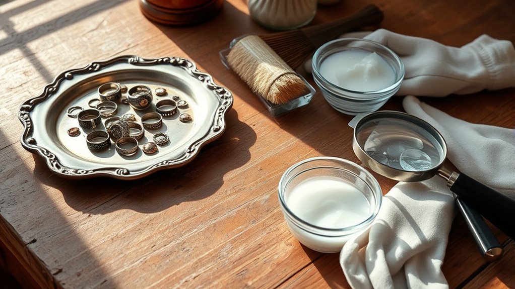 prepare gentle cleaning supplies