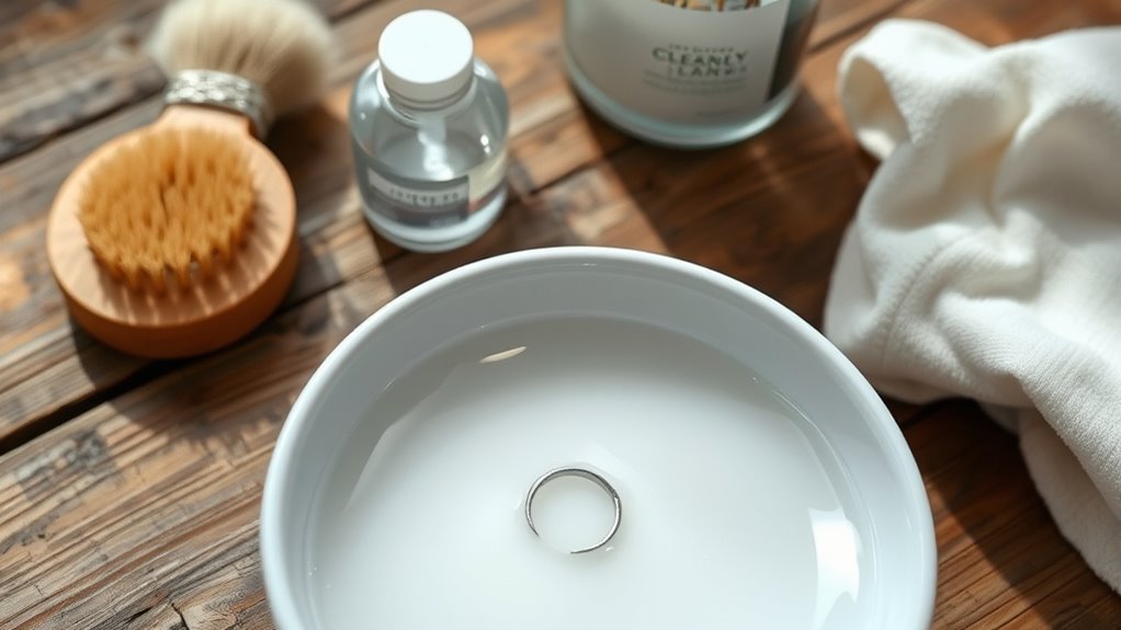 prepare jewelry cleaning kit