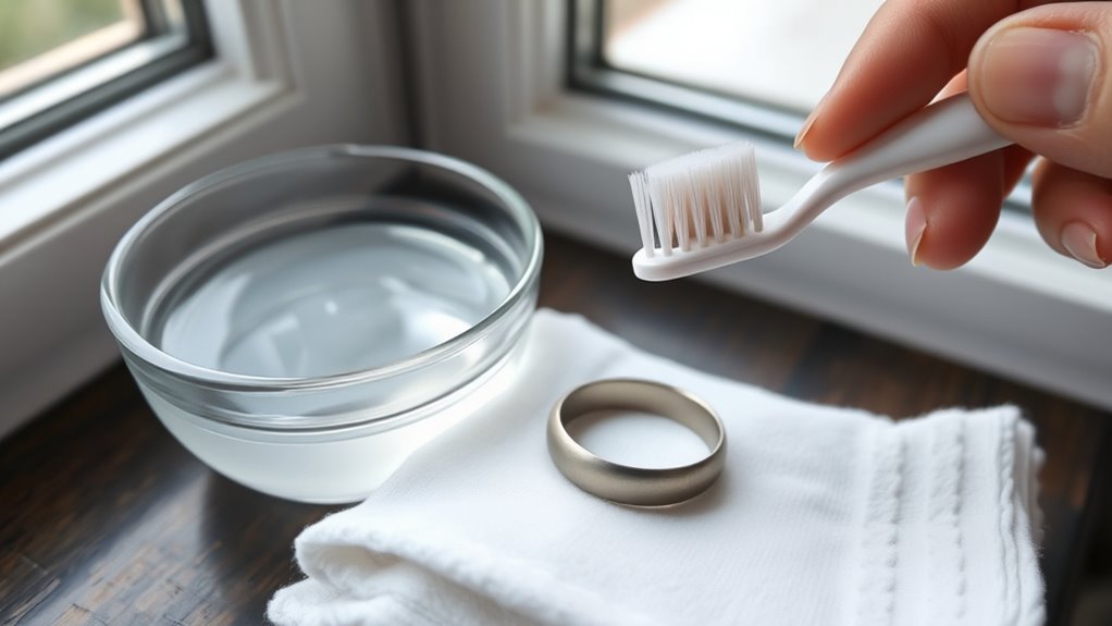 prepare jewelry gently and thoroughly