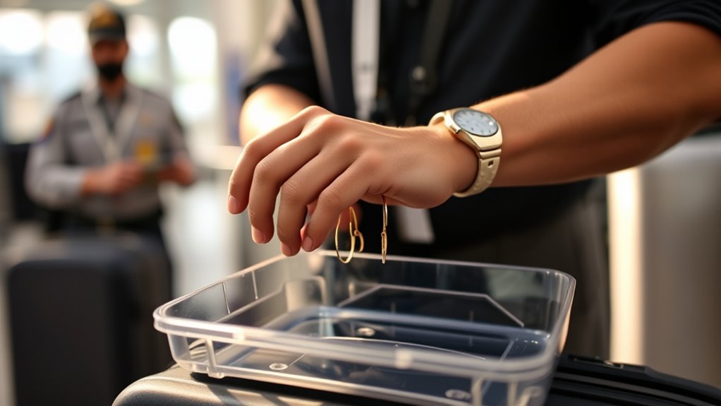 remove bulky jewelry beforehand