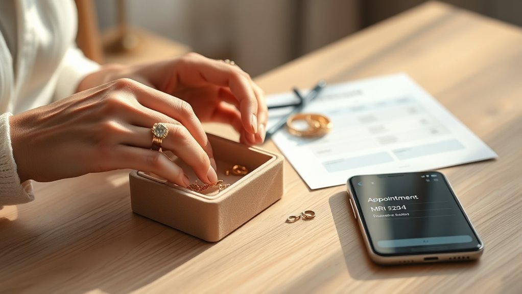 remove jewelry before mri