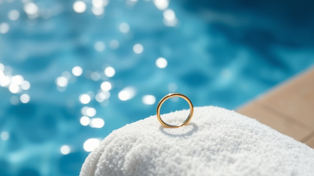 remove jewelry before swimming