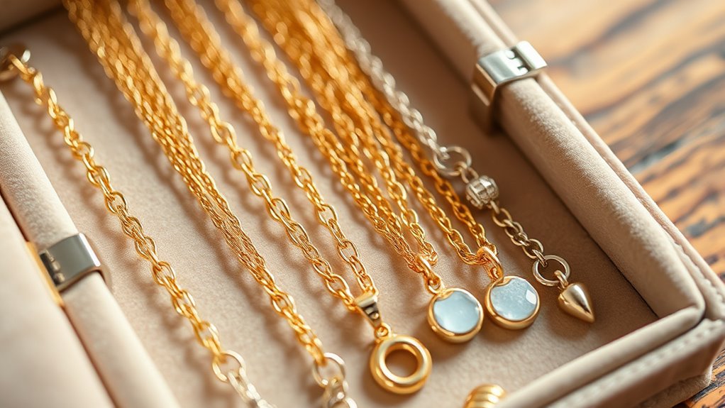 secure necklaces with clasps