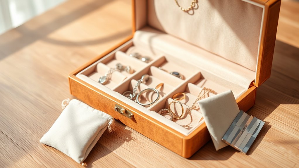 secure organized jewelry storage