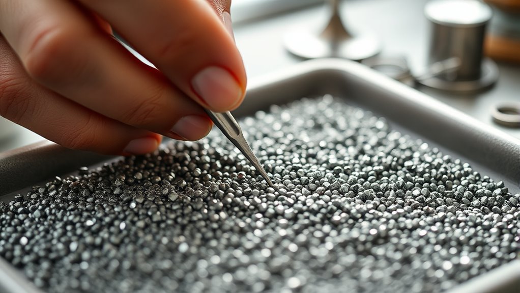 select cut and set carefully