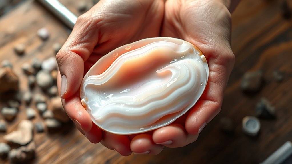 select layered contrasting shells