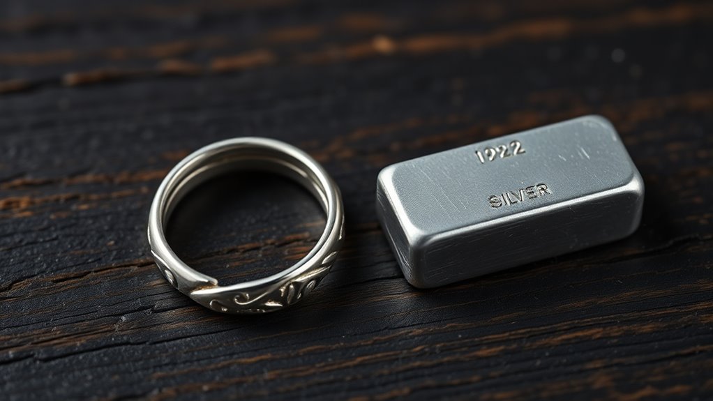 silver composition affects durability