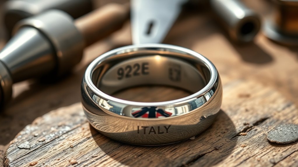 sterling silver authenticity mark