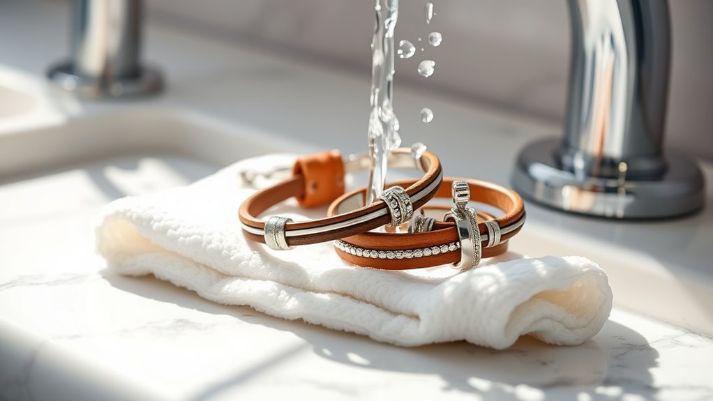 thorough rinsing gentle drying