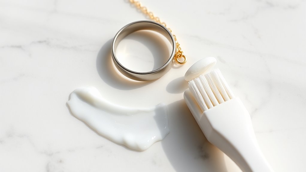 toothpaste damages jewelry finishes