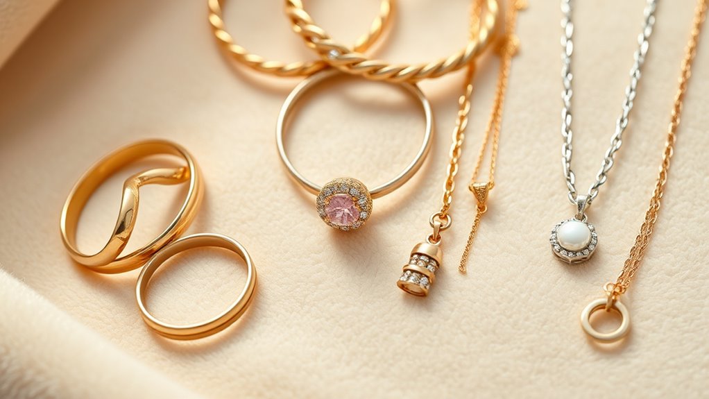 types of gold jewelry
