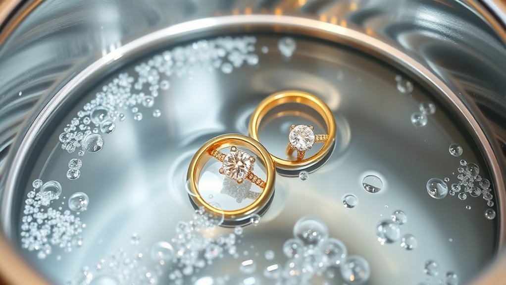 ultrasonic bubbles lift dirt