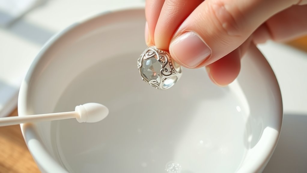 use alcohol on solid metals