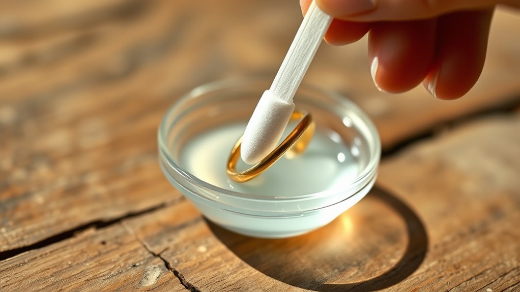 vinegar test for genuine gold