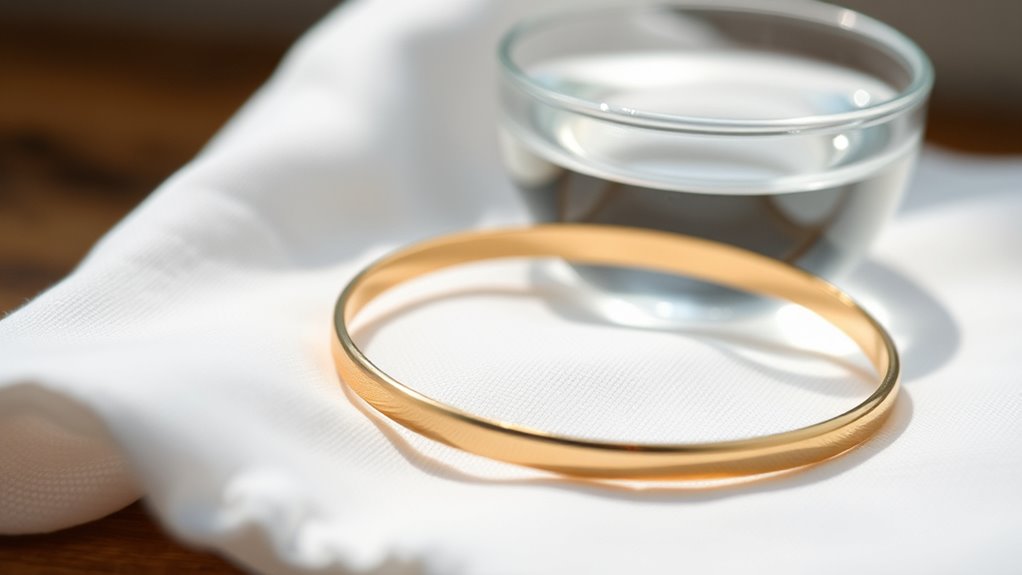 water damages gold plating