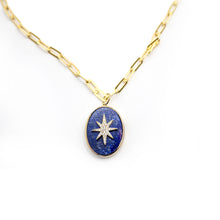 Load image into Gallery viewer, Lapis Celestial Pendant
