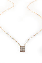 Load image into Gallery viewer, Diamond Square Necklace
