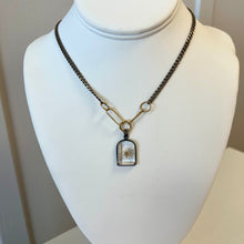 Load image into Gallery viewer, North Star Charm Holder Necklace
