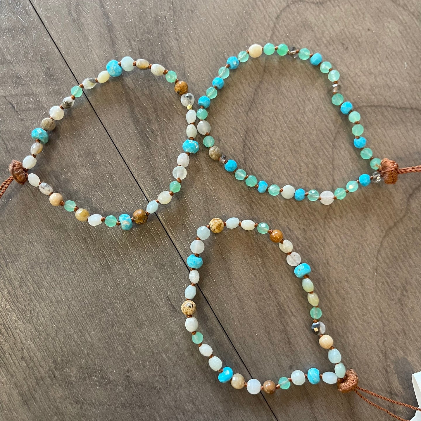 Multi Stone Beaded Bracelets