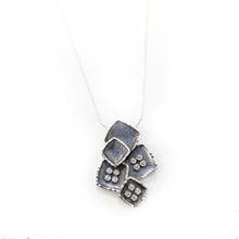 Load image into Gallery viewer, Oxidized Square Necklace
