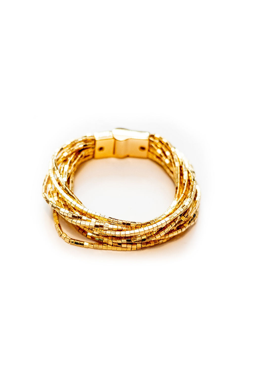 Gold Square Magnetic Bracelet