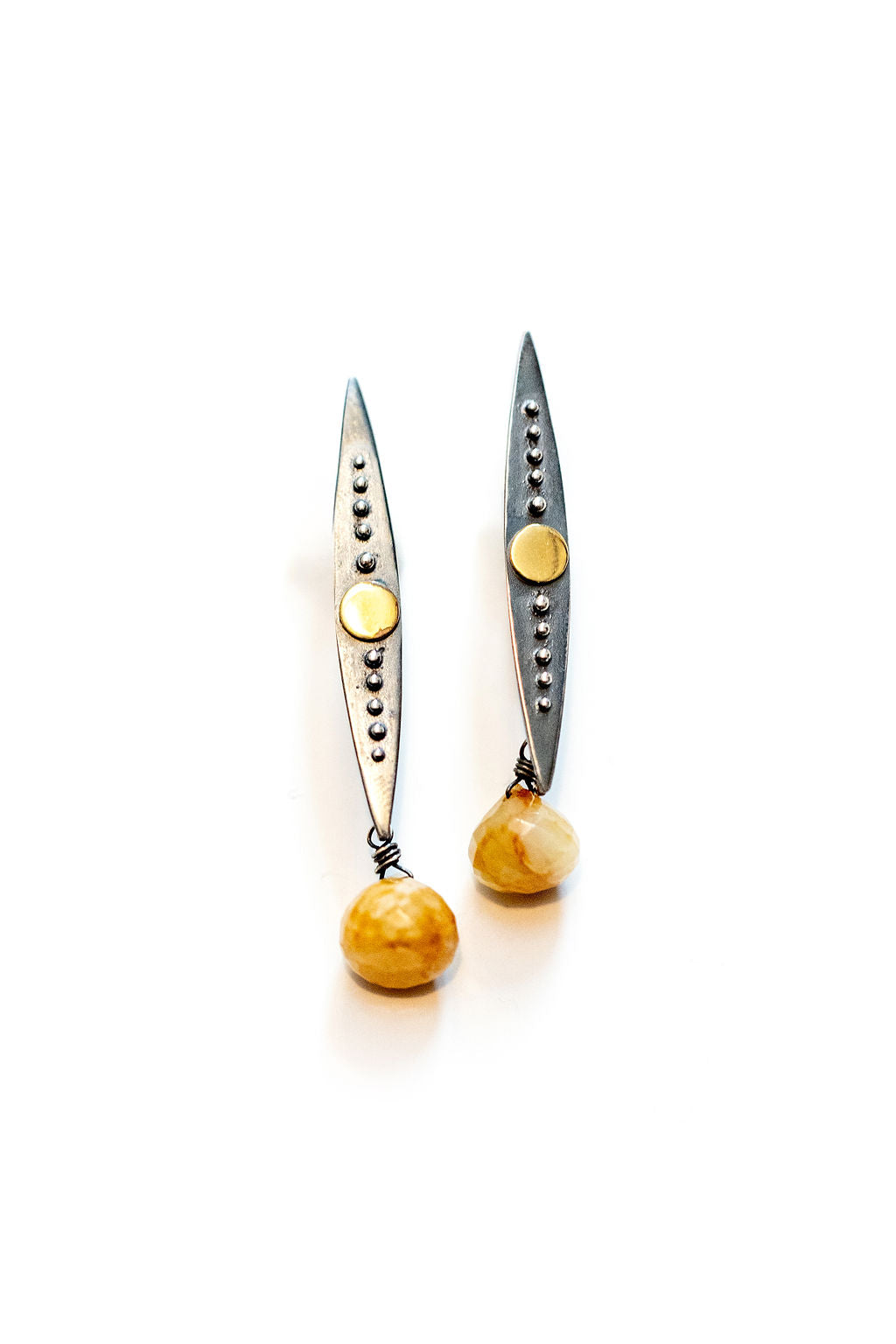 Yellow Sapphire Earrings