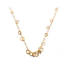Load image into Gallery viewer, Gold Multi Ring Necklace
