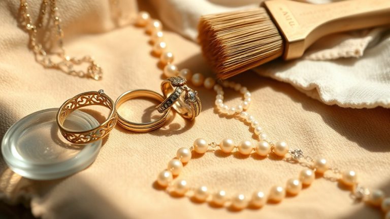 antique jewelry cleaning steps