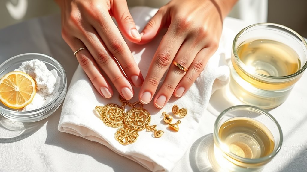 clean brass jewelry easily