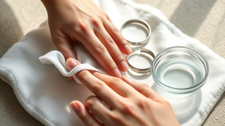 clean stainless steel jewelry