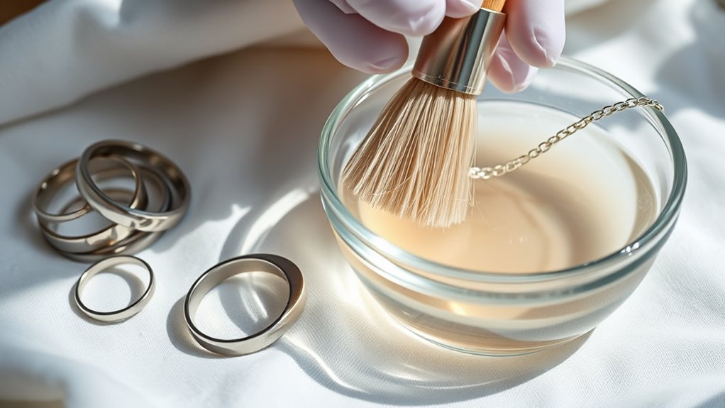 cleaning stainless steel jewelry