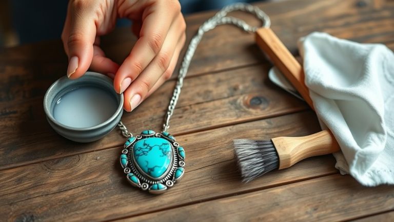 cleaning turquoise jewelry properly