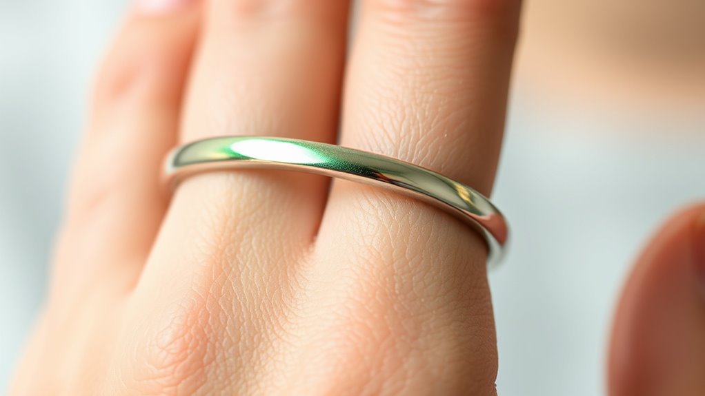 copper alloy causes skin discoloration