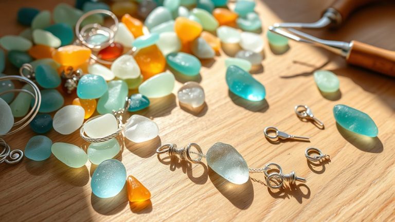 create beach glass jewelry