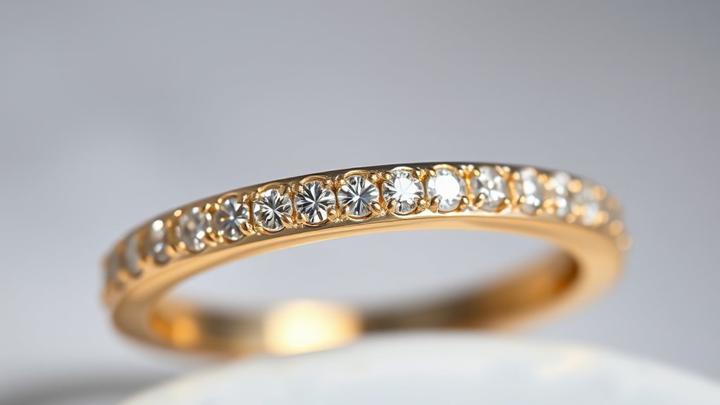 encrusted with small stones