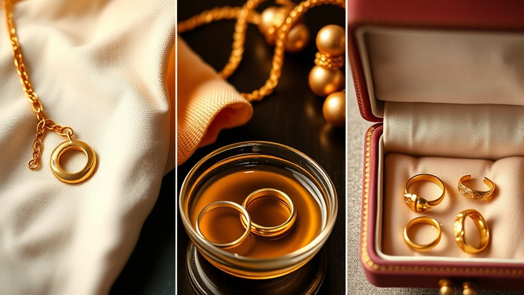 gold jewelry care tips