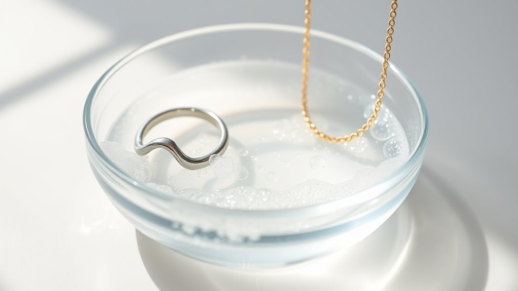 hydrogen peroxide cleans jewelry