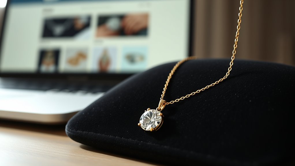 identify genuine jewelry online