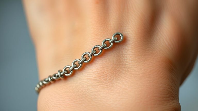 jewelry causing skin discoloration