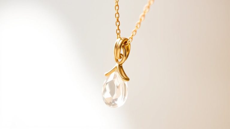 jewelry pendant support mechanism