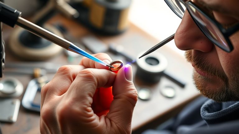 jewelry welding process steps