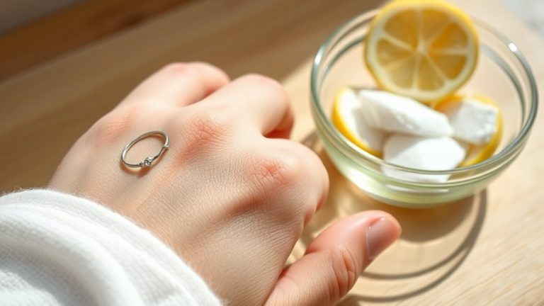 remove jewelry stain residue