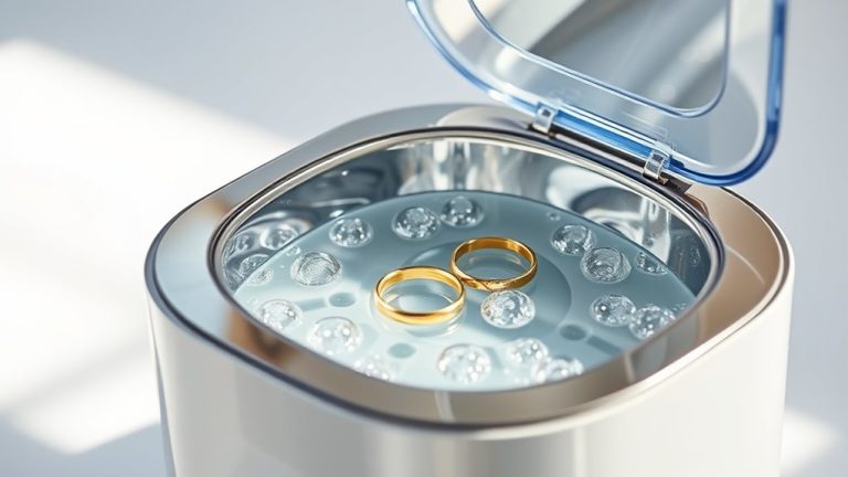 safe ultrasonic jewelry cleaning
