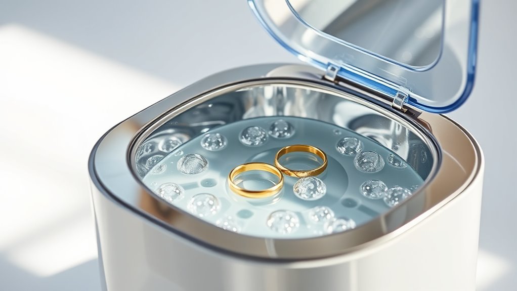 safe ultrasonic jewelry cleaning