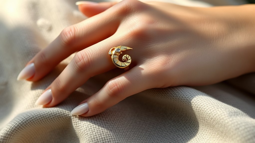 shrimp ring jewelry style