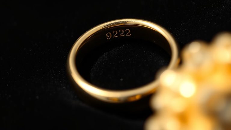 sterling silver content indicator